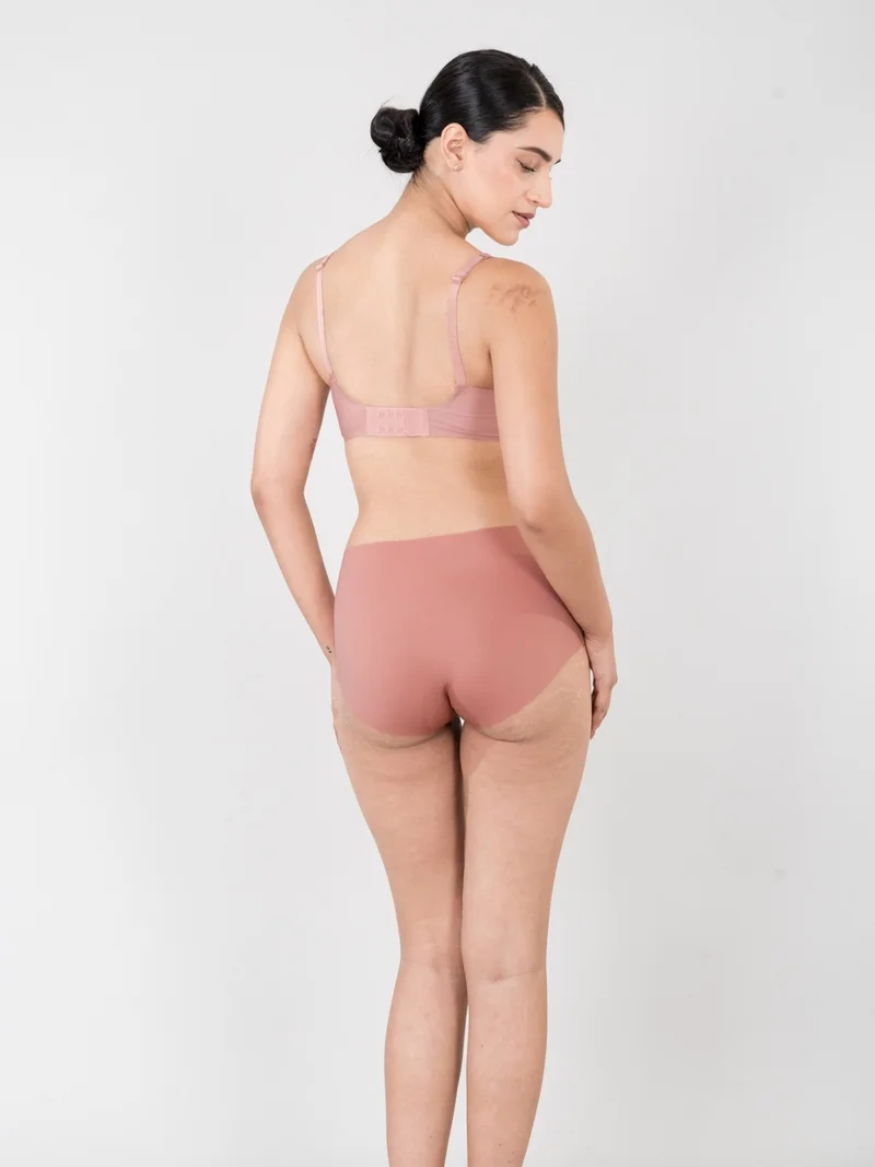 Shapercult Store Skyn Plunge Bra in Dusty Red for Women